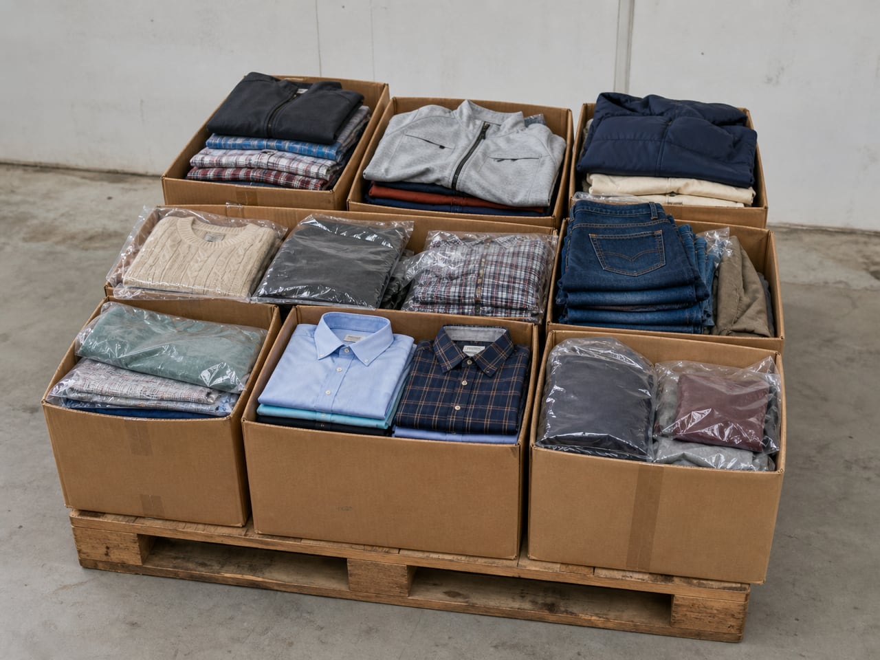 Apparel pallets